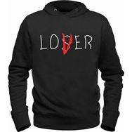 Alfa Tshirt Lover Loser Siyah Erkek Sweatshirt