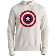 Alfa Tshirt Marvel- Captain America Ekru Erkek Sweatshirt