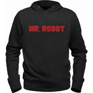 Alfa Tshirt Mr.Robot Siyah Erkek Sweatshirt