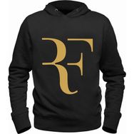 Alfa Tshirt Roger Federer Siyah Erkek Sweatshirt