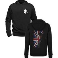 Alfa Tshirt Sherlock Holmes Resimli Baskı Hammer Siyah Ön Arka Baskılı Erkek Sweatshirt