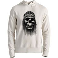Alfa Tshirt Skull Ekru Erkek Sweatshirt