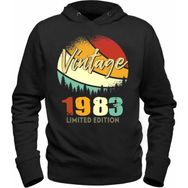 Alfa Tshirt Vintage 1983 Retro Siyah Erkek T-shirt