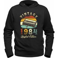 Alfa Tshirt Vintage 1984 Limeted Edition Siyah Erkek T-shirt