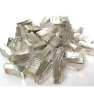 Alfais 4221 Lan Ethernet 100 Adet Adsl Network Jak Metal RJ45 Cat5 Jack Konnektör Uç