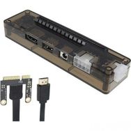 Alfais 4250 Mini PCI-E Ekspress V8.0 Harici Ekran Kartı ATX Power Takma Aparatı