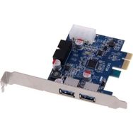 Alfais 4362 PCi Express PCi-E USB 3.0 Ön Floppy Disket Kasa Arkası Kart