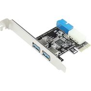 Alfais 4427 PCI Express USB 3.0 2 Port 4 Molex 19 Pin Çoklayıcı Kart