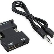 Alfais 4499 Ses Destekli HDMI To VGA Dönüştürücü Adaptör