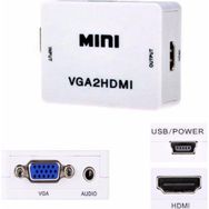 Alfais 4554 VGA to HDMI Kablo Çevirici Dönüştürücü Adaptör