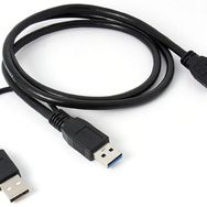 Alfais 4574 Micro Usb 3.0 Hdd 1.5 m Hard Disk Bağlantı Veri Ara Y Kablosu