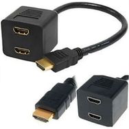 Alfais 4587 2 Port Çoklayıcı Çoklu Ekran HDMI Splitter Switch