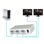Alfais 4601 Çoklu Monitör Ekran 2 Port VGA Çoklayıcı Splitter Switch Çoğaltıcı
