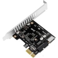 Alfais 4614 VL805 PCi-E Express to Type-E USB 3.0 19 Pin Anakart Ön Panel Kartı