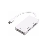 Alfais 4639 Thunderbolt Display Mini Displayport HDMI VGA DVI Port Kablo Çevirici Dönüştürücü Adaptör