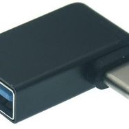 Alfais 4658 Type-C 3.1 To USB 3.0 Şarj 90 Dirsek Köşe Çevirici Dönüştürücü Adaptör