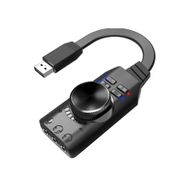 Alfais 4677 Plextone Gs3 Pubg Lol Mikrofon Destekli Usb Harici Ses Kartı 7.1 Dönüştürücü