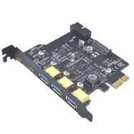 Alfais 4721 PCi-E Express USB 3.0 Type-C 3.2 Çoklayıcı Riser Kart