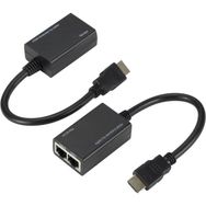 Alfais 4757 HDMI RJ45 1080P Cat5E 6 Extender Uzatıcı Uzatma Aparatı Adaptör