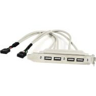 Alfais 4803 9 Pin Amakart PCI USB 4 Port Kablosu