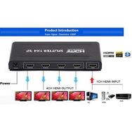 Alfais 4872 HDMI Switch Splitter 4 Port Çoklayıcı Çoğaltıcı