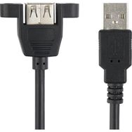 Alfais 4884 30 cm USB Uzatma Kablosu