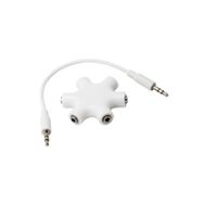 Alfais 4948 3.5 mm 5 Port Kalın Uç Stereo Kulaklık Çoklayıcı Çoğaltıcı