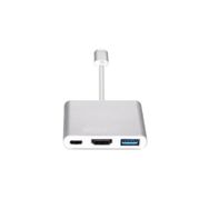 Alfais 4962 USB 3.1 Type C to HDMI USB 3.0 Dönüştürücü Adaptör Kablosu