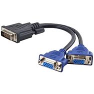 Alfais 4966 DVI VGA Çoğaltıcı Çoklayıcı Switch Splitter Kablosu