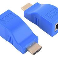 Alfais 4971 HDMI RJ45 Cat5 6 Extender Uzatıcı Uzatma Aparatı Adaptör