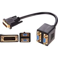 Alfais 4972 DVI to 2X VGA Çevirici Çoklayıcı Splitter Kablosu