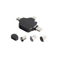 Alfais 5003 Lightning iPhone Type-C Micro USB 3in1 USB 3.0 Dişi Mouse Flash Otg Çevirici Adaptör