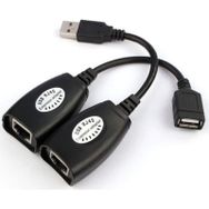 Alfais 5058 RJ45 USB Ek Uzatıcı Cat5e 6 Kablosu Ekleme