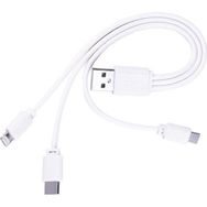 Alfais 5103 Micro USB Type C Lightning Usb Data Şarj Kablosu