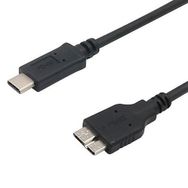 Alfais 5243 3 m USB Type C To Micro USB 3.0 Taşınabilir HDD Hard Disk Kablosu