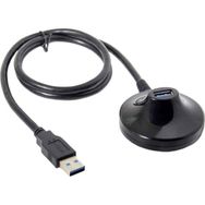 Alfais 5255 1 mt Standlı Dişi Erkek 3.0 USB Uzatma Kablosu