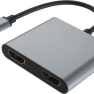 Alfais 5257 Type C HDMI 4K 60 hz Splitter Switch Ekran Monitör Çoğaltıcı Çoklayıcı