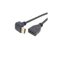 Alfais AL-4667 Dişi - Erkek Uzatma 90 Derece 1 m HDMI Dirsek Kablosu