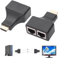 Alfais Al-4845 HDMI RJ45 Cat5 6 Uzatıcı Uzatma Aparatı