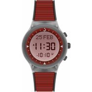 Alfajr WY-16 Red Grey Erkek Kol Saati