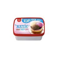 Algida Keyif Keyif Kakao Çilek Vanilya Kakao 1400 ml Dondurma