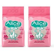 Alice Kartopu İnce Taneli Pudra Kokulu 2x10 lt Kedi Kumu