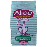 Alice Light & Sterilised Düşük Kalorili ve Kısırlaştırılmış 1 kg Kuru Kedi Maması