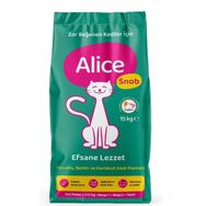Alice Snob Tavuklu Balıklı Karidesli 15 kg Yetişkin Kuru Kedi Maması