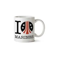 Aliens I Heart Marines Baskılı Kupa