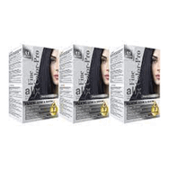 Alix 1.1 Mavi Siyah 50 ml 3'lü Set Kit Saç Boyası