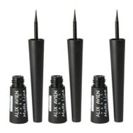 Alix Avien Matte Line Waterproof Çabuk Kuruyan Siyah 3 Adet Eyeliner