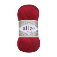 Alize 106 Kırmızı 5'li Diva El Örgü İpi