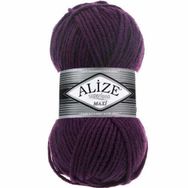 Alize 111 100 gr Mürdüm Superlana Maxi El Örgü İpi