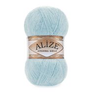 Alize 114 mint 5'li Angora Gold Simli El Örgü İpi (5 Li Paket)